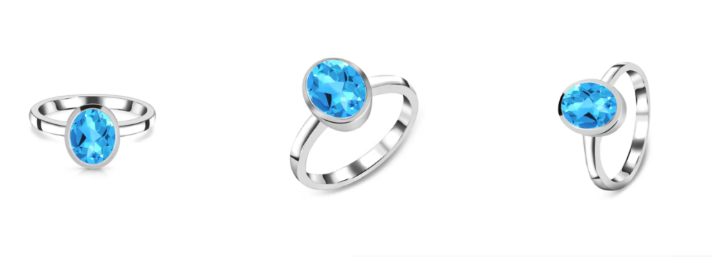 Swiss Blue Topaz jewelry