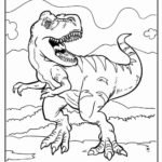 t rex coloring pages