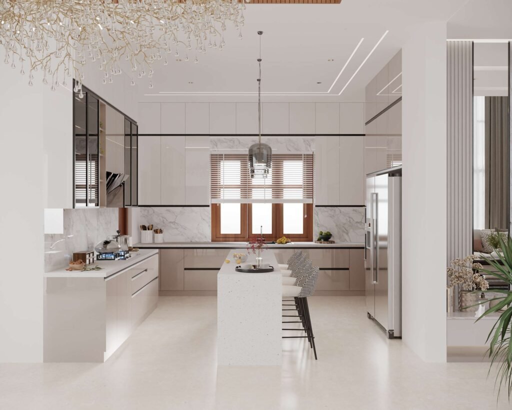 Kitchen interior design team by interiosplash