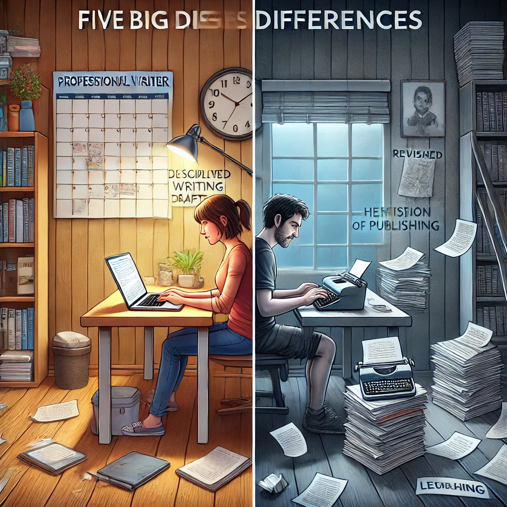 Professional Writers and Amateur Writers